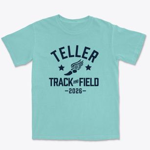 Teller Elementary School Track and Field Premium Heavyweight T-shirt