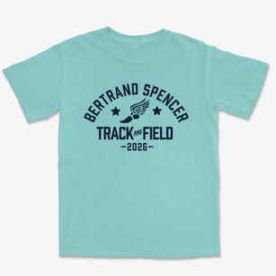 Bertrand Spencer Elementary School Track and Field Premium Heavyweight T-shirt