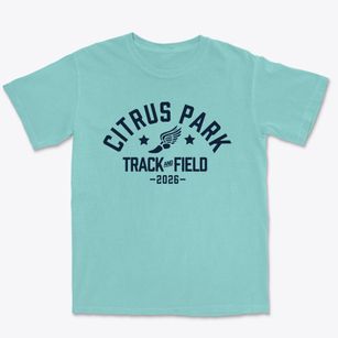 Citrus Park Elementary School Track and Field Premium Heavyweight T-shirt