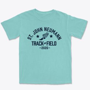 Saint John Neumann Regional Catholic Track and Field Premium Heavyweight T-shirt