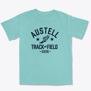 Austell Elementary School Track and Field Premium Heavyweight T-shirt