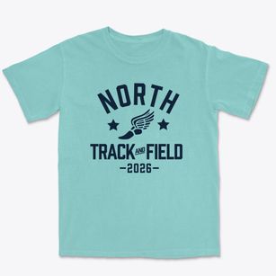 North High School Track and Field Premium Heavyweight T-shirt