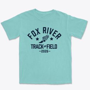 Fox River Christian School Track and Field Premium Heavyweight T-shirt