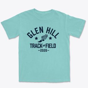 Glen Hill Elementary School Track and Field Premium Heavyweight T-shirt