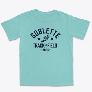 Sublette Elementary School Track and Field Premium Heavyweight T-shirt