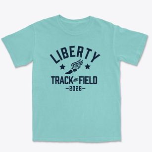 Liberty High School Track and Field Premium Heavyweight T-shirt