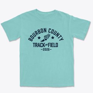 Bourbon County High School Track and Field Premium Heavyweight T-shirt