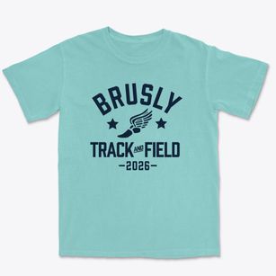 Brusly Elementary School Track and Field Premium Heavyweight T-shirt