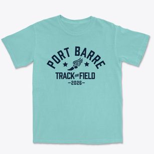Port Barre Elementary School Track and Field Premium Heavyweight T-shirt
