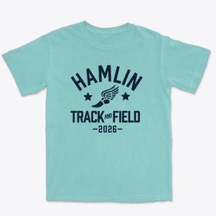 Hamlin Elementary School Track and Field Premium Heavyweight T-shirt