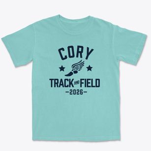 Cory Elementary School Track and Field Premium Heavyweight T-shirt
