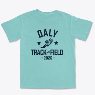 Daly Elementary School Track and Field Premium Heavyweight T-shirt