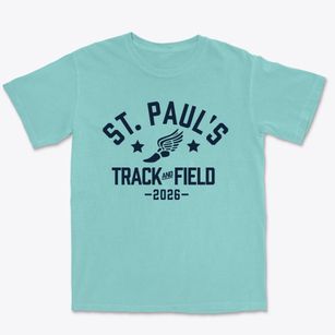 Saint Paul's Lutheran School Track and Field Premium Heavyweight T-shirt