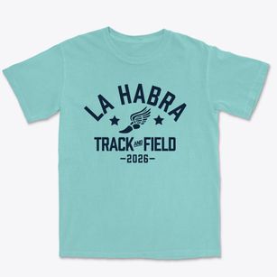 La Habra High School Track and Field Premium Heavyweight T-shirt