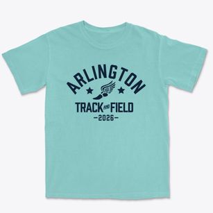 Arlington Christian School Track and Field Premium Heavyweight T-shirt