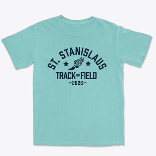 Saint Stanislaus Kostka School Track and Field Premium Heavyweight T-shirt