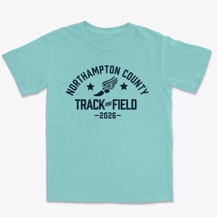 Northampton County High School Track and Field Premium Heavyweight T-shirt