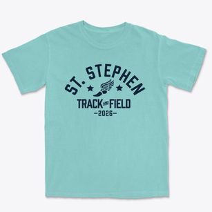 Saint Stephen School Track and Field Premium Heavyweight T-shirt