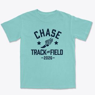 Chase Elementary School Track and Field Premium Heavyweight T-shirt