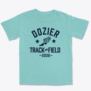 Dozier Elementary School Track and Field Premium Heavyweight T-shirt