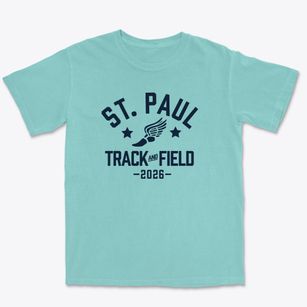 Saint Paul Catholic School Track and Field Premium Heavyweight T-shirt