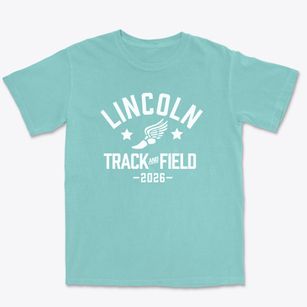 Lincoln High School Track and Field Premium Heavyweight T-shirt
