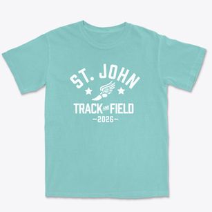 St. John The Evangelist School Track and Field Premium Heavyweight T-shirt