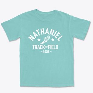 Nathaniel Woodhull Elementary School Track and Field Premium Heavyweight T-shirt