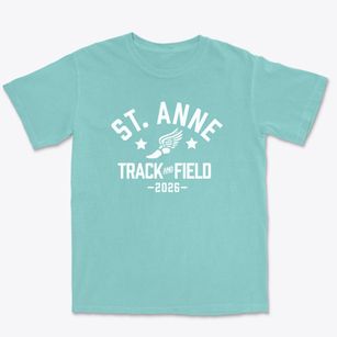 Saint Anne Elementary School Track and Field Premium Heavyweight T-shirt