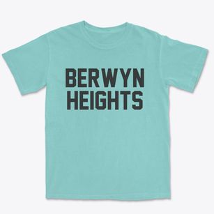 Berwyn Heights Maryland Classic Block Premium Heavyweight T-shirt