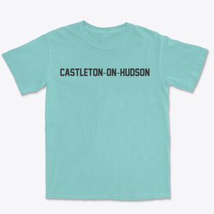 Castleton-on-hudson New York Classic Block Premium Heavyweight T-shirt