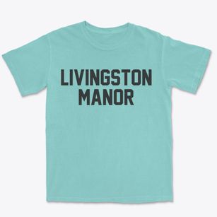 Livingston Manor New York Classic Block Premium Heavyweight T-shirt