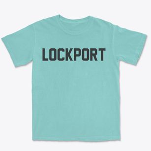 Lockport New York Classic Block Premium Heavyweight T-shirt