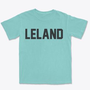 Leland Iowa Classic Block Premium Heavyweight T-shirt