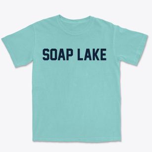 Soap Lake Washington Classic Block Premium Heavyweight T-shirt