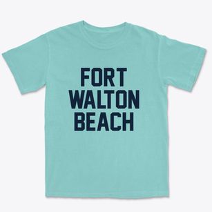 Fort Walton Beach Florida Classic Block Premium Heavyweight T-shirt