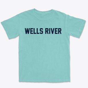 Wells River Vermont Classic Block Premium Heavyweight T-shirt