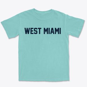 West Miami Florida Classic Block Premium Heavyweight T-shirt