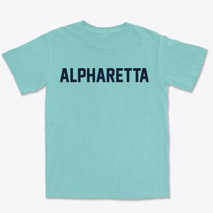 Alpharetta Georgia Classic Block Premium Heavyweight T-shirt