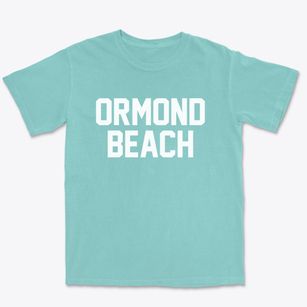 Ormond Beach Florida Classic Block Premium Heavyweight T-shirt