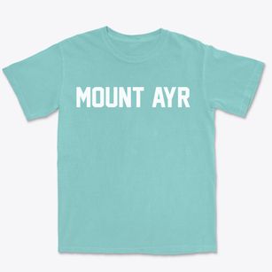 Mount Ayr Iowa Classic Block Premium Heavyweight T-shirt