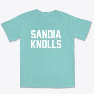 Sandia Knolls New Mexico Classic Block Premium Heavyweight T-shirt