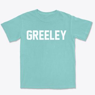 Greeley Colorado Classic Block Premium Heavyweight T-shirt