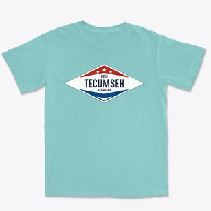 Tecumseh Nebraska Diamond Star Premium Heavyweight T-shirt