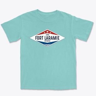 Fort Laramie Wyoming Diamond Star Premium Heavyweight T-shirt