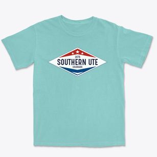 Southern Ute Colorado Diamond Star Premium Heavyweight T-shirt