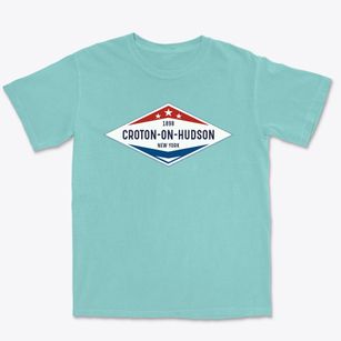 Croton-on-hudson New York Diamond Star Premium Heavyweight T-shirt