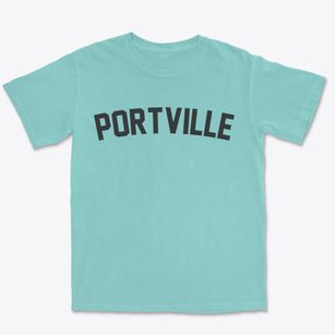 Portville New York Classic Curve Premium Heavyweight T-shirt