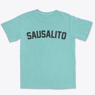 Sausalito California Classic Curve Premium Heavyweight T-shirt