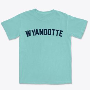 Wyandotte Michigan Classic Curve Premium Heavyweight T-shirt